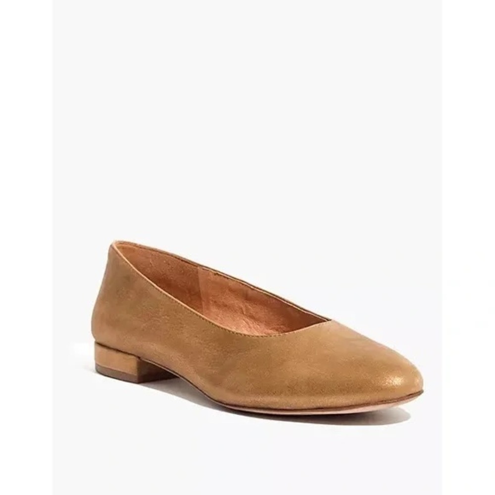 Madewell Leia Ballet Pump 8.5 Gold